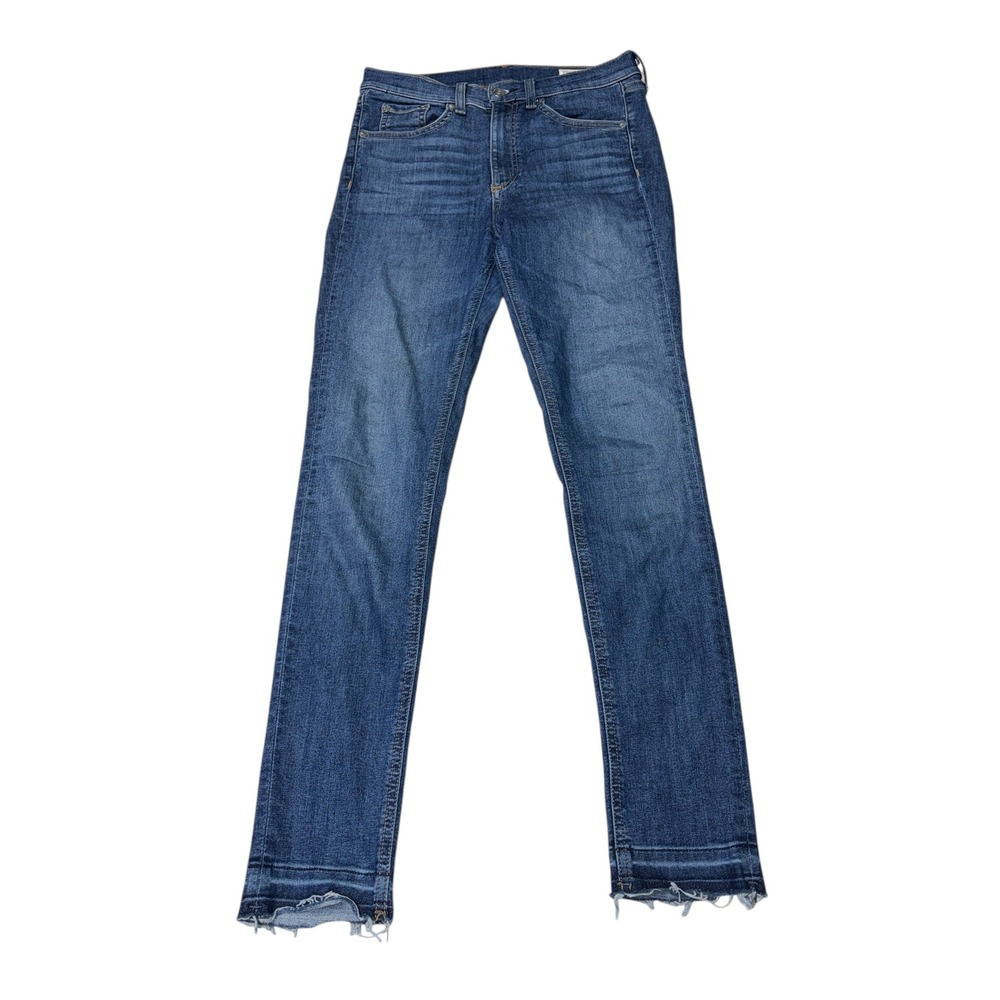 rag bone New York High Rise Ankle Skinny Jeans Women's Size 27 CLN DALE W28 L27